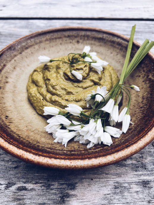 Onionweed & Miso pesto