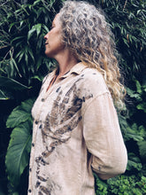 Load image into Gallery viewer, Wild Eucalyptus shirt ~ Linen ~ M/L
