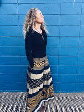 Load image into Gallery viewer, Handwoven Ikat Skirt - Java - Mustard
