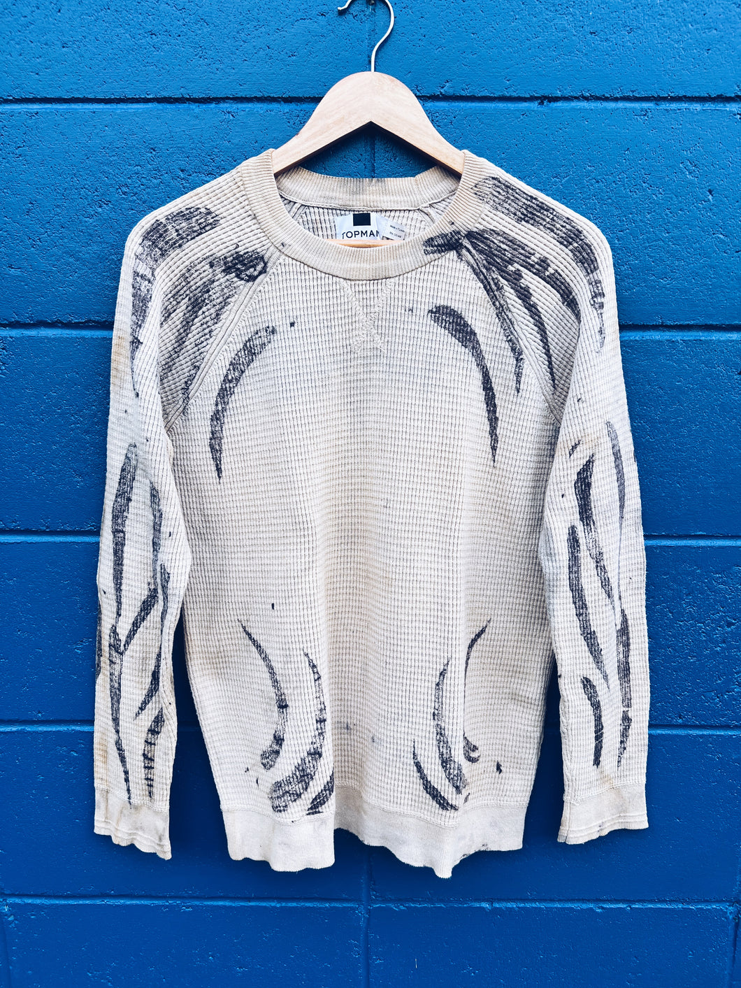 Gumleaf Beige Sweater - Cotton S