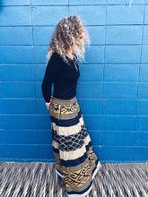 Load image into Gallery viewer, Handwoven Ikat Skirt - Java - Mustard
