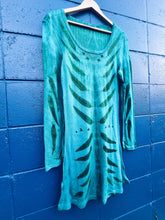 Load image into Gallery viewer, Turqoise Gum Dress - Merino XL - Homegrown Botanica
