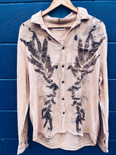 Load image into Gallery viewer, Wild Eucalyptus shirt ~ Linen ~ M/L
