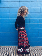 Load image into Gallery viewer, Handwoven Ikat Skirt - Java - Red
