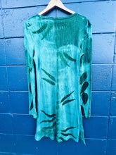 Load image into Gallery viewer, Turqoise Gum Dress - Merino XL - Homegrown Botanica
