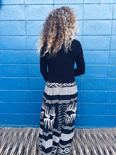 Load image into Gallery viewer, Handwoven Ikat Skirt - Java - Black
