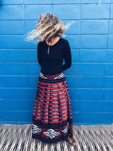 Load image into Gallery viewer, Handwoven Ikat Skirt - Java - Red
