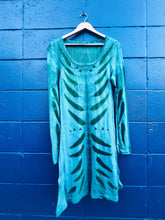 Load image into Gallery viewer, Turqoise Gum Dress - Merino XL - Homegrown Botanica
