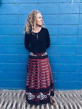 Load image into Gallery viewer, Handwoven Ikat Skirt - Java - Red
