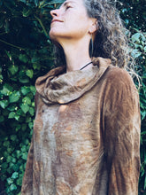 Load image into Gallery viewer, Liquid Amber, Lichen &amp; Gum Cowl Neck - Merino L - Homegrown Botanica
