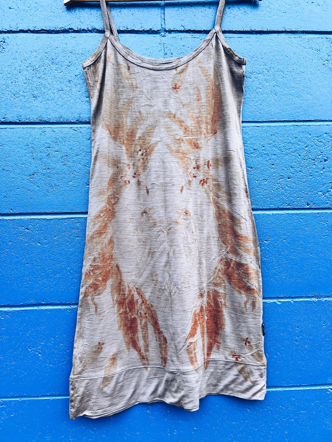 Eucalyptus strappy dress - Merino S - Homegrown Botanica