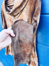 Load image into Gallery viewer, Liquid Amber, Lichen &amp; Gum Cowl Neck - Merino L - Homegrown Botanica
