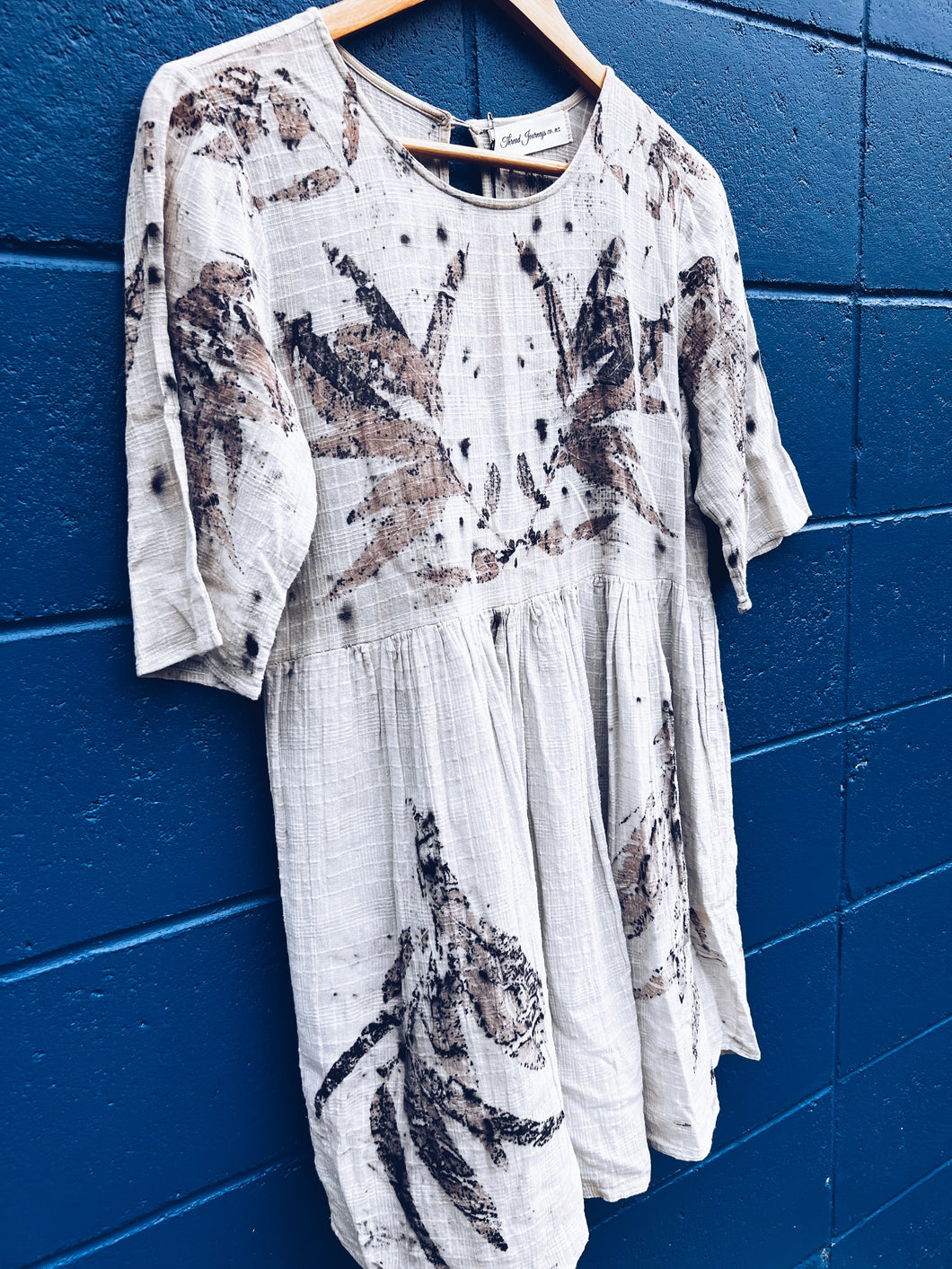 Wild Eucalyptus dress ~ Cotton ~ S
