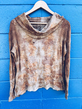 Load image into Gallery viewer, Liquid Amber, Lichen &amp; Gum Cowl Neck - Merino L - Homegrown Botanica
