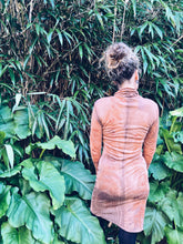 Load image into Gallery viewer, Snuggly Peach Gum Dress - Merino S/M - Homegrown Botanica
