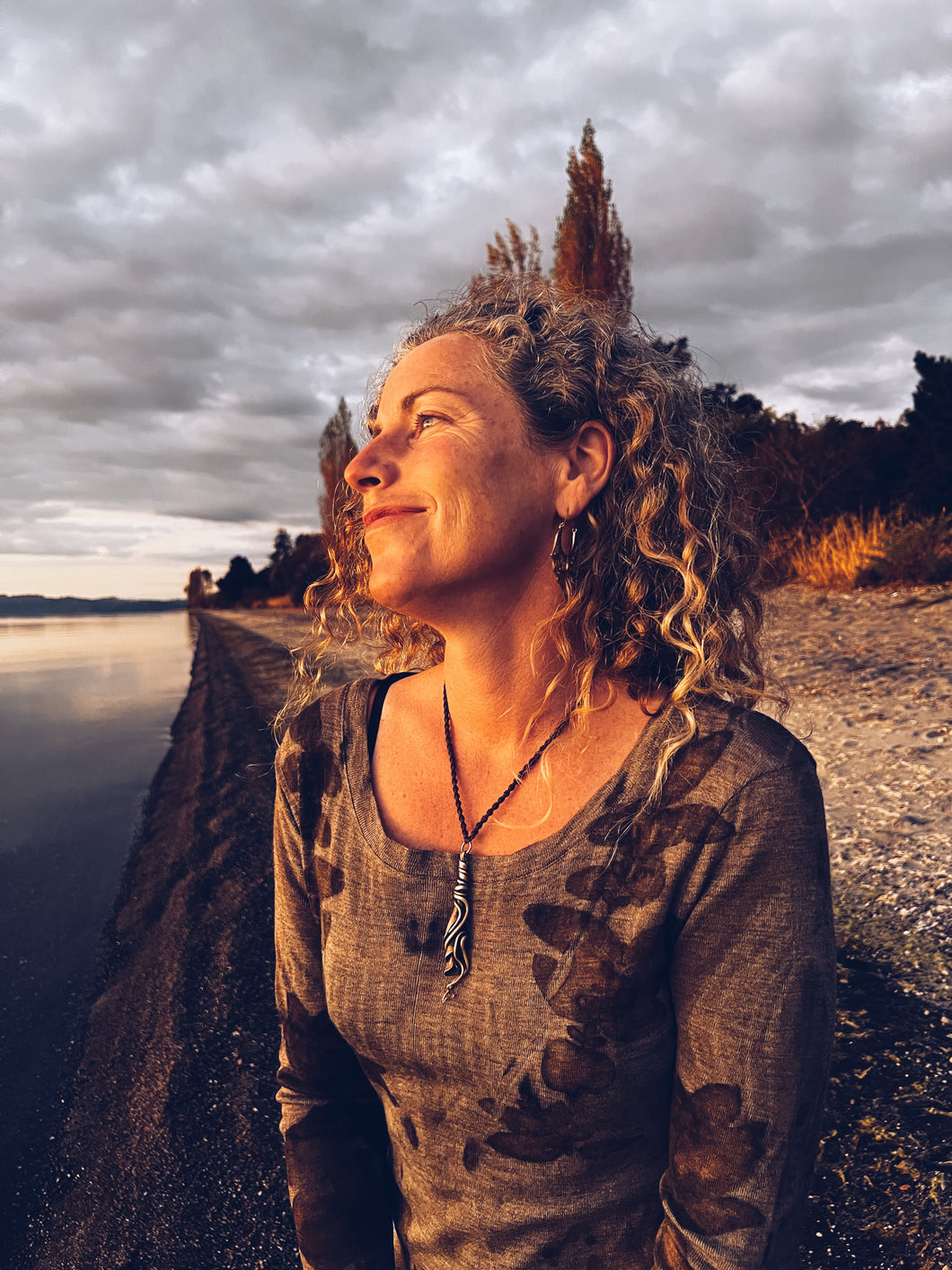 Grey Gum Top ~ Merino ~ L/XL