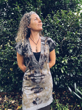 Load image into Gallery viewer, Dark Oak &amp; Eucalyptus Medicine Dress ~ Merino ~ M/L
