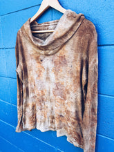 Load image into Gallery viewer, Liquid Amber, Lichen &amp; Gum Cowl Neck - Merino L - Homegrown Botanica
