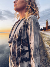 Load image into Gallery viewer, Dark Eucalyptus Medicine Cardy ~ Merino ~ L/XL+
