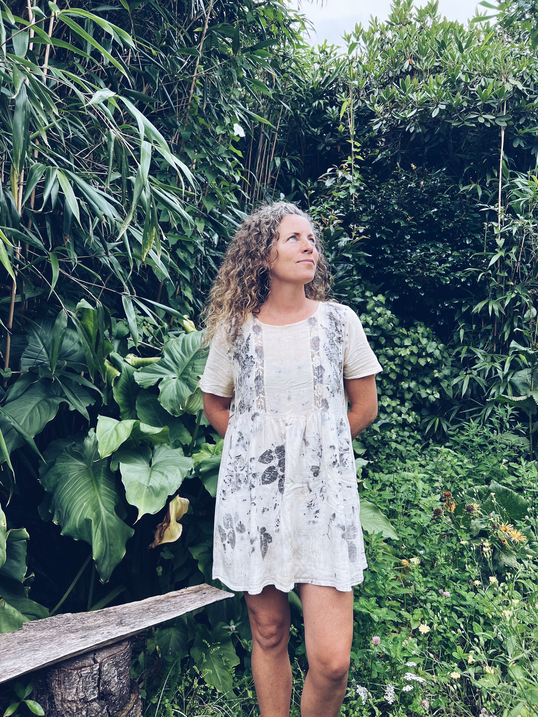Embroidered Dress - Cotton S/M